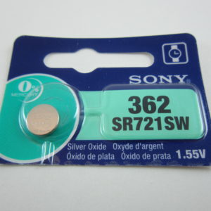 5-Pack SR721SW Silver Oxide Watch Batteries - 362 Type, 1.55V, Free Shipping-732539