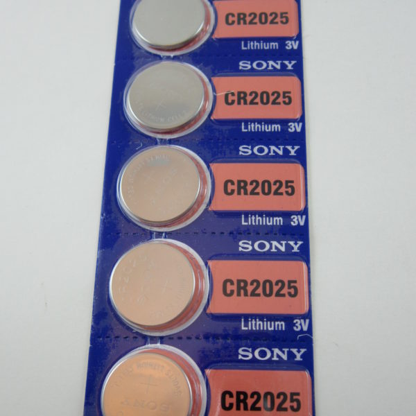 Sony 5x CR2025 CR 2025 DL2025 – 3V Lithium Button Cell Batteries ...
