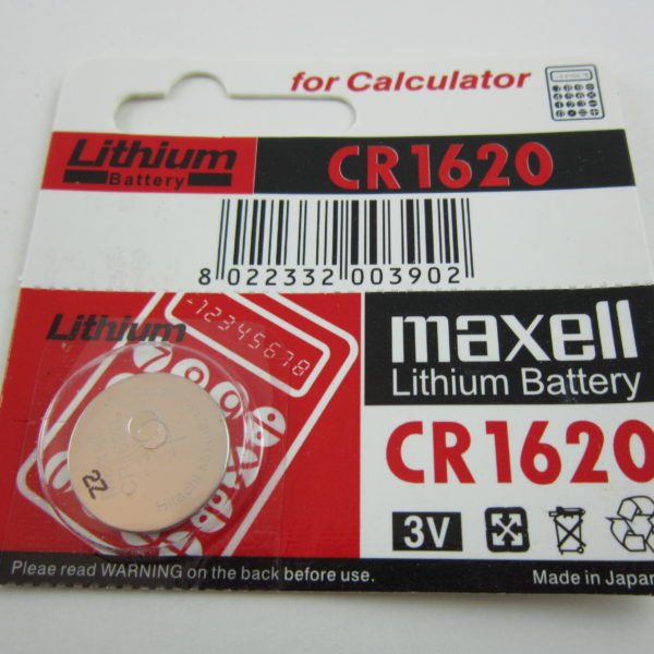 1x MAXELL CR1620 CR 1620 DL1620 ECR1620 BR1620 3V Lithium Cell Battery MSGamesnNsupplies
