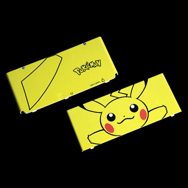 New Nintendo 3DS Replacement Cover Plate Pokemon Pikachu Yellow BRAND