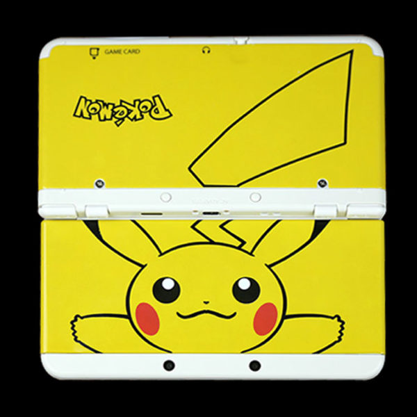 New Nintendo 3DS Replacement Cover Plate Pokemon Pikachu Yellow BRAND