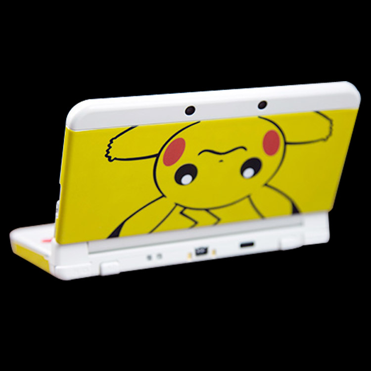New Nintendo 3DS Replacement Cover Plate Pokemon Pikachu Yellow BRAND