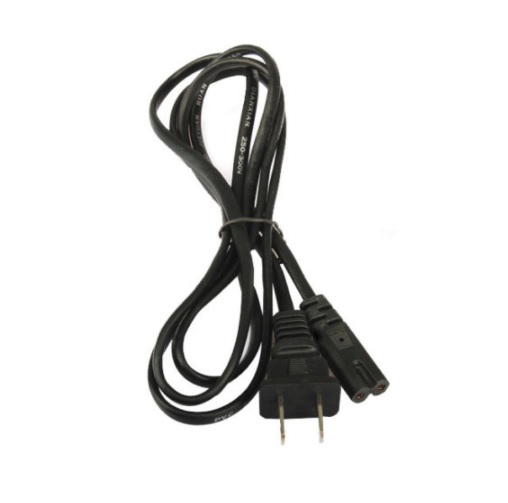 US Style 2Prong 2 Prong 2 Pin AC Power Cable Cord Adapter For Sony PS2
