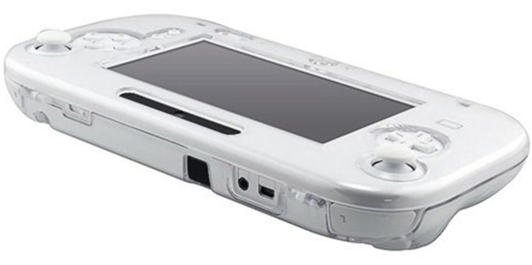 Clear Hard Protective Case Cover For Nintendo Wii U Gamepad Remote