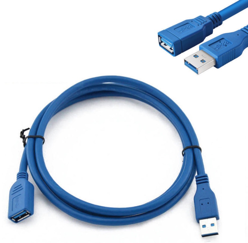 1.5m/5ft USB 3.0 A Male to Female Extension Data Sync Cable Cord 5Gbps 